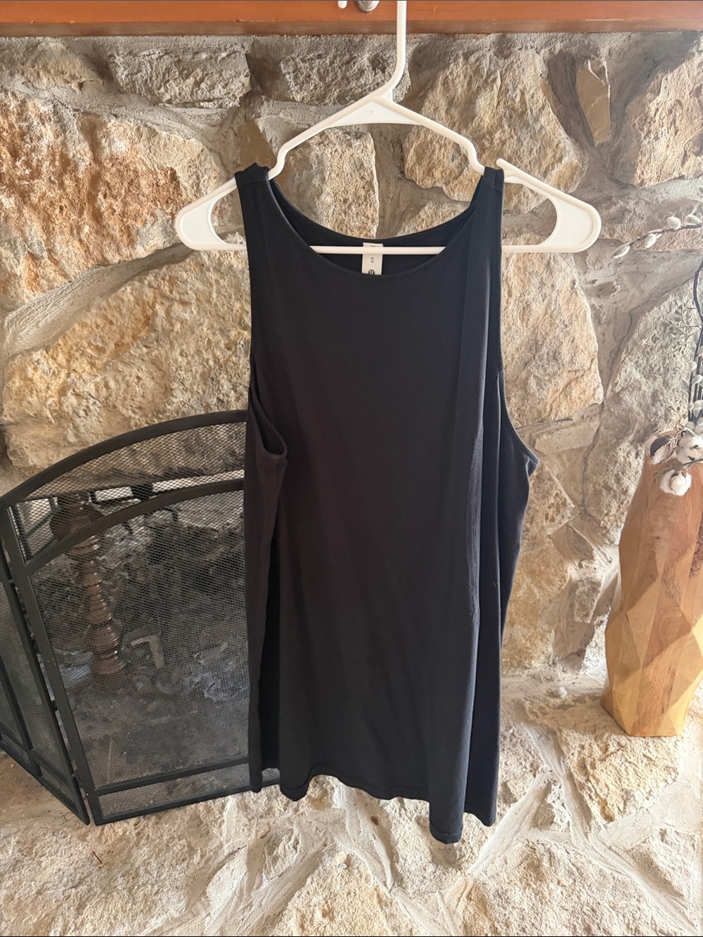 lululemon athletica Black Women's Sleeveless Tank Dress— Scoop Neck